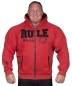 Preview: Kapuzenjacke "Hoodie" (rot) mit Flex-Zonen