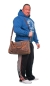 Preview: Sport- & Reisetasche (braunes Vintage-Leder)