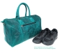 Preview: Sport- & Reisetasche (türkis Vintage-Leder)