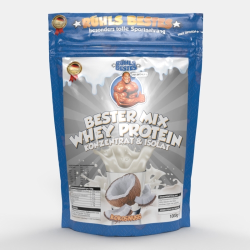 Bester Mix Whey Protein [Whey Konzentrat+ Isolat] (1kg)