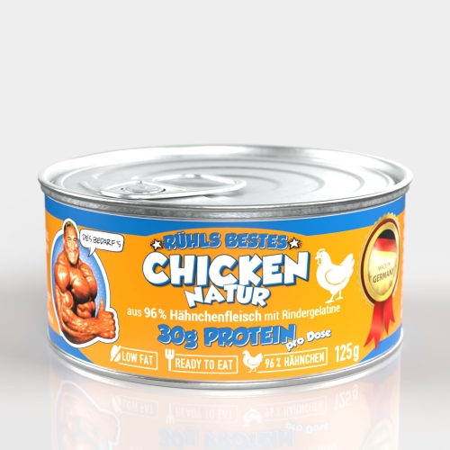Dose mit Hähnchenbrust, verzehrfertig und Ready-to-eat von Rühls Bestes Markus Rühl