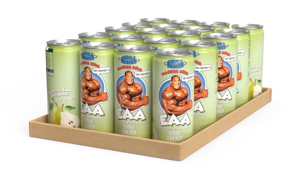 EAA-Drink "Birne Energy" 24er-Packung (Getränke-Dosen 330ml)