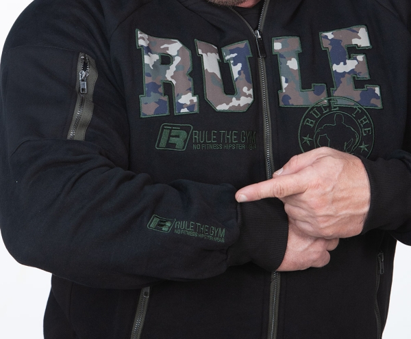 Hoodie mit Reißverschluss-Taschen