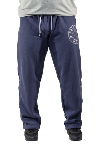 Klassik-Sporthose, Baumwolle, "Rule the Gym", (jeans-blau)