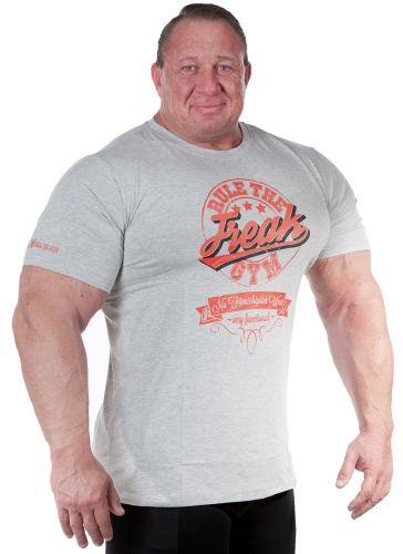 T-Shirt "Freak" grau [Baumwolle]
