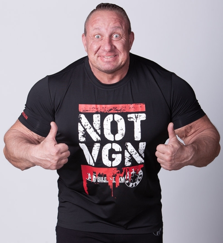 T-Shirt "NOT VEGAN" [Baumwolle]