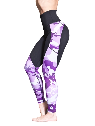 B! Wicked Leggings Camo Lila