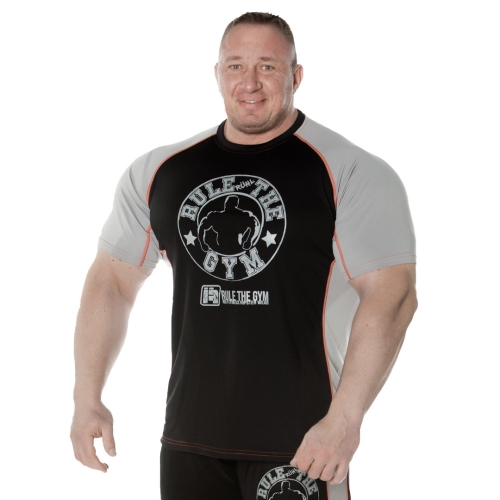 Preview: Raglan T-Shirt "Schwarz-Grau" Red-Line [Thermo | Funktion]