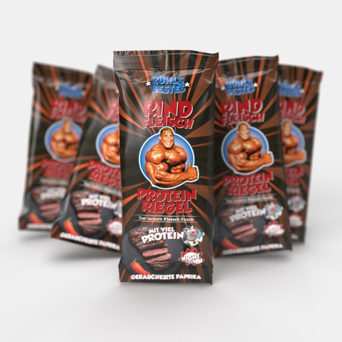 Rindfleisch-Proteinriegel geräucherte Paprika