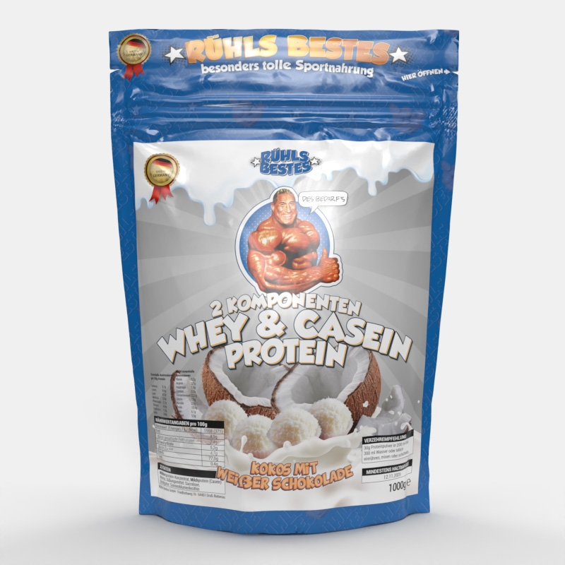2K-Protein Kokos weiße Schokolade