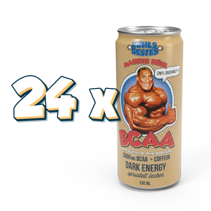BCAA-Drink "Dark Energy" (24 x Dose 330ml)