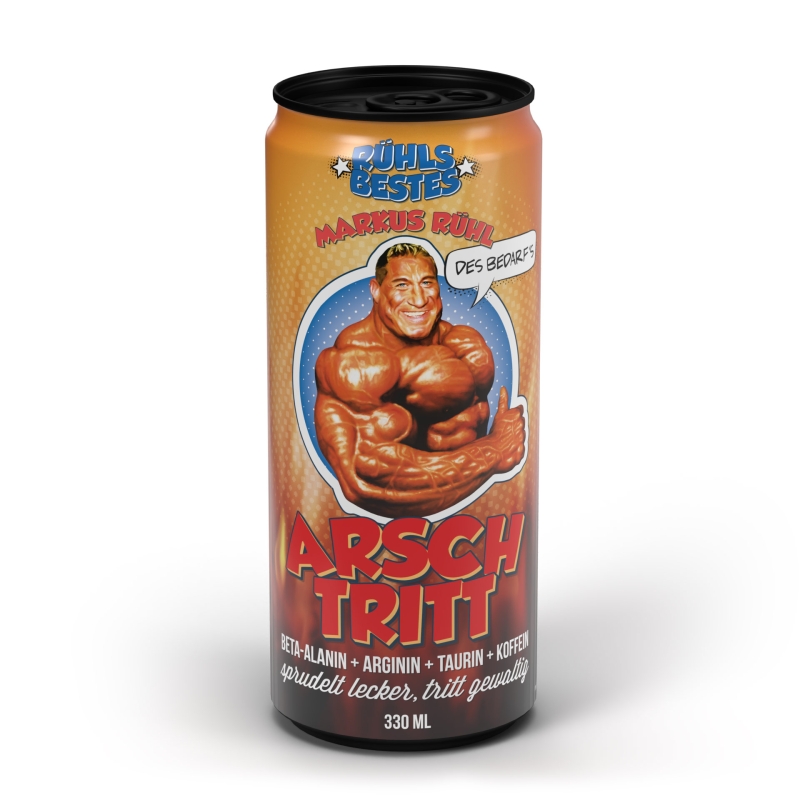 Energy-Drink "Arschtritt" 24er-Packung (Getränke-Dosen 330ml)
