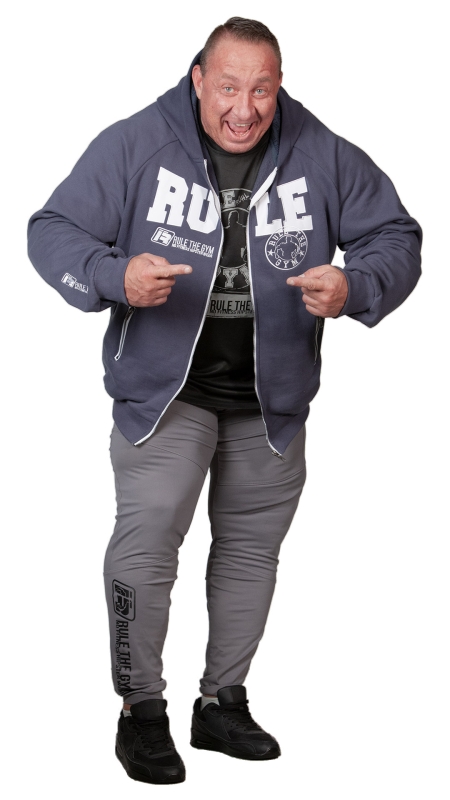 Hoodie-Kapuzenjacke "Heavy" (marine-blau) mit Flex-Zonen