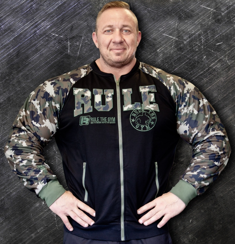 Sportjacke, leicht, dehnbar mit Flex-Zonen (Camouflage)