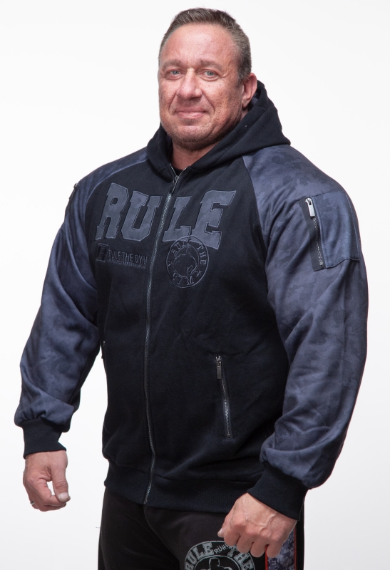 Hoodie-Kapuzenjacke "Heavy" (Urban-Camouflage) mit Flex-Zonen
