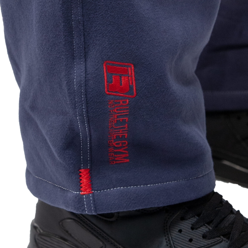 Klassik-Sporthose, Baumwolle, "Rule the Gym", (jeans-blau)