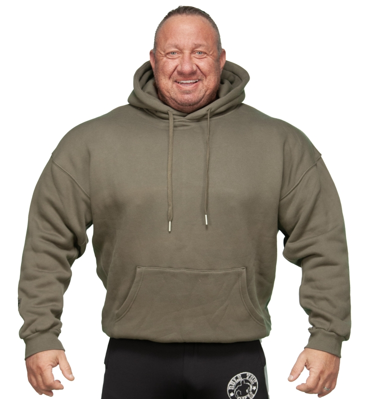 Pullover "Heavy" mit Kapuze (grün)