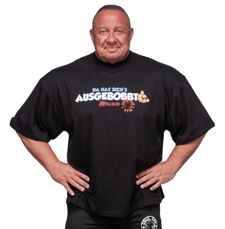 T-Shirt "Ausgebobbt" schwarz [Baumwolle|Oversize]