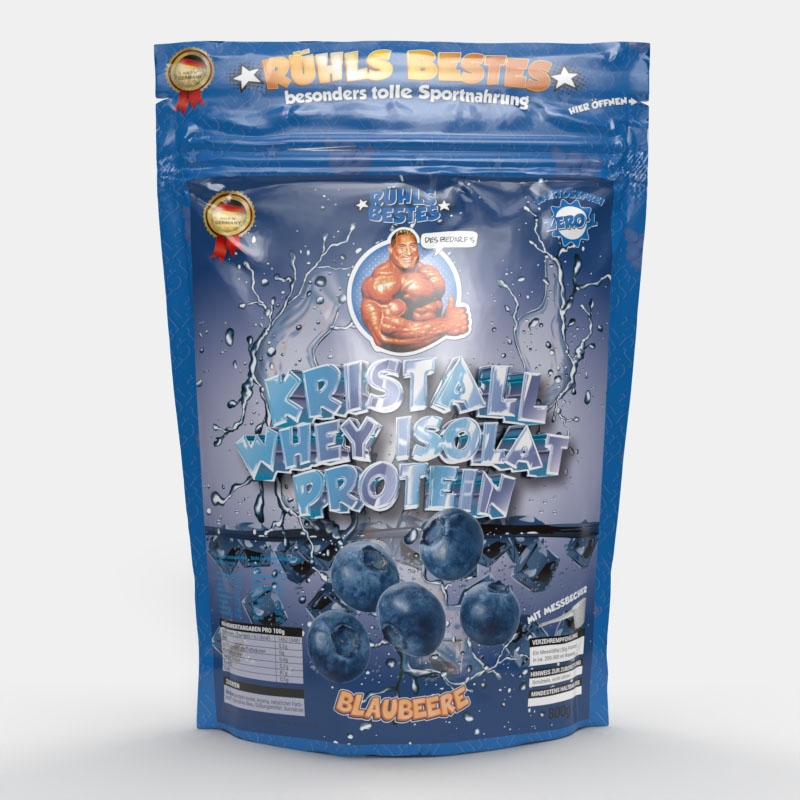 Kristall Whey Protein Isolat Blaubeere