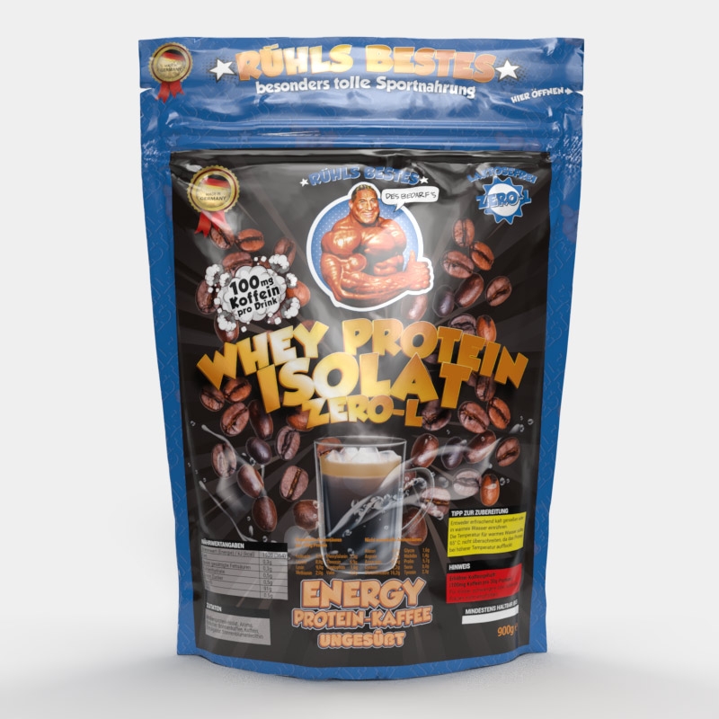 Energy Protein Kaffee, schwarz und ungesüßt