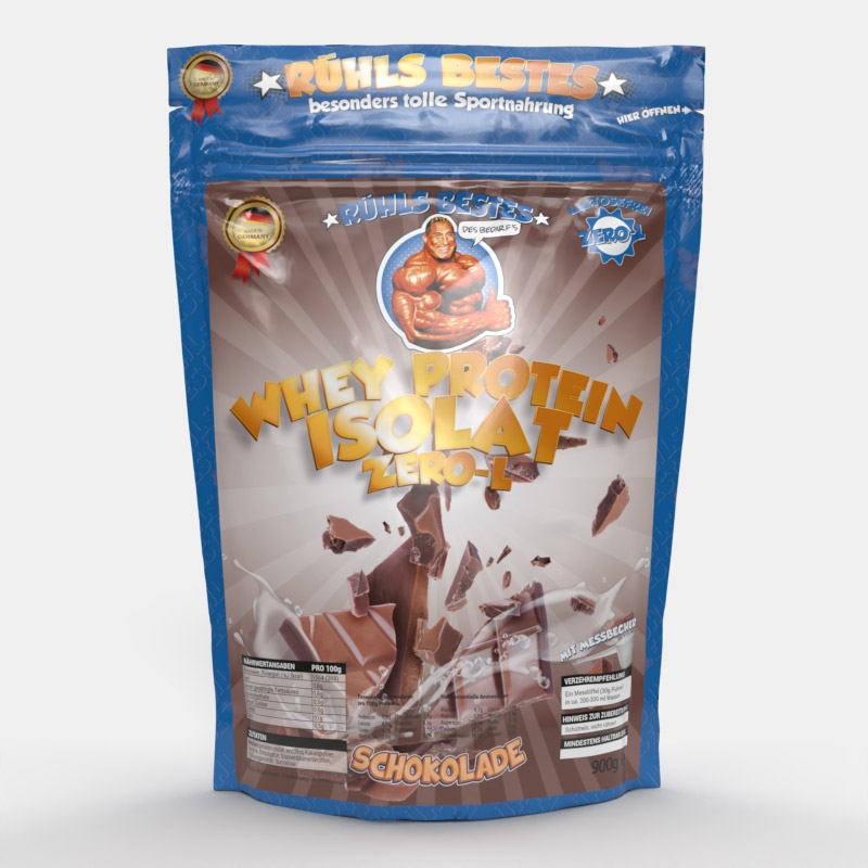 Whey Protein Isolat laktosefrei Schokolade