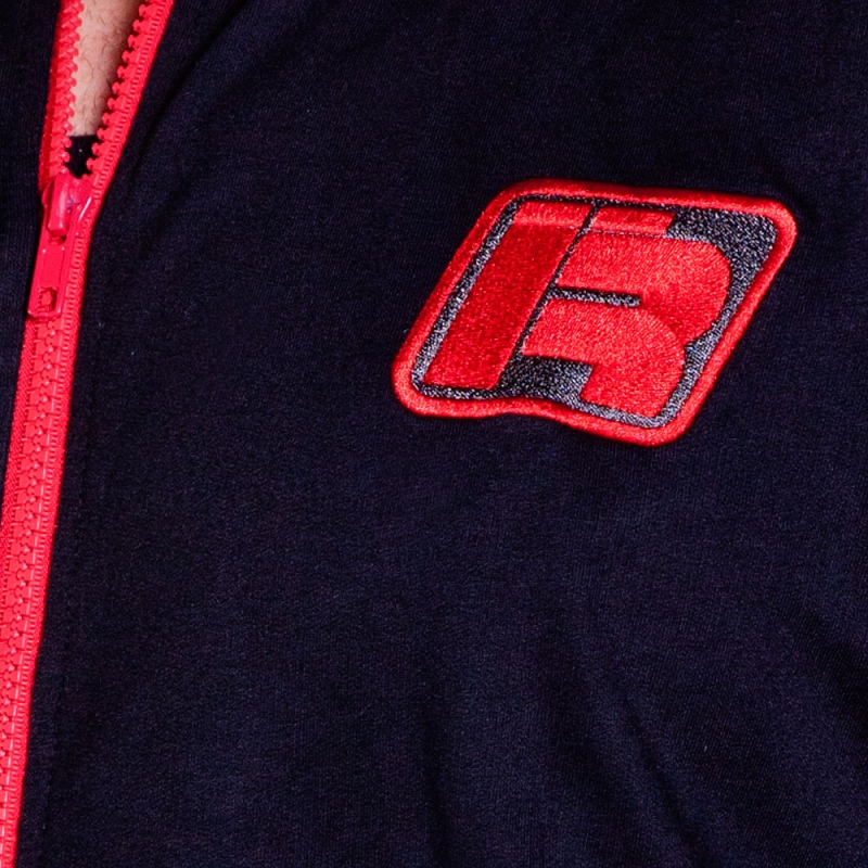Sportjacke (Schwarz mit Rot)