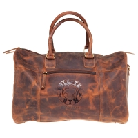 Sport- & Reisetasche (braunes Vintage-Leder)