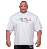 T-Shirt "Ausgebobbt" weiß [Baumwolle|Oversize]