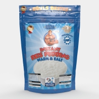 Ein Beutel mit leckerem Reis-Pudding, welche auch unter dem Begriff Reisflocken bekannt sind