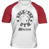 Raglan T-Shirt "Weiß-Rot" [Thermo | Funktion]