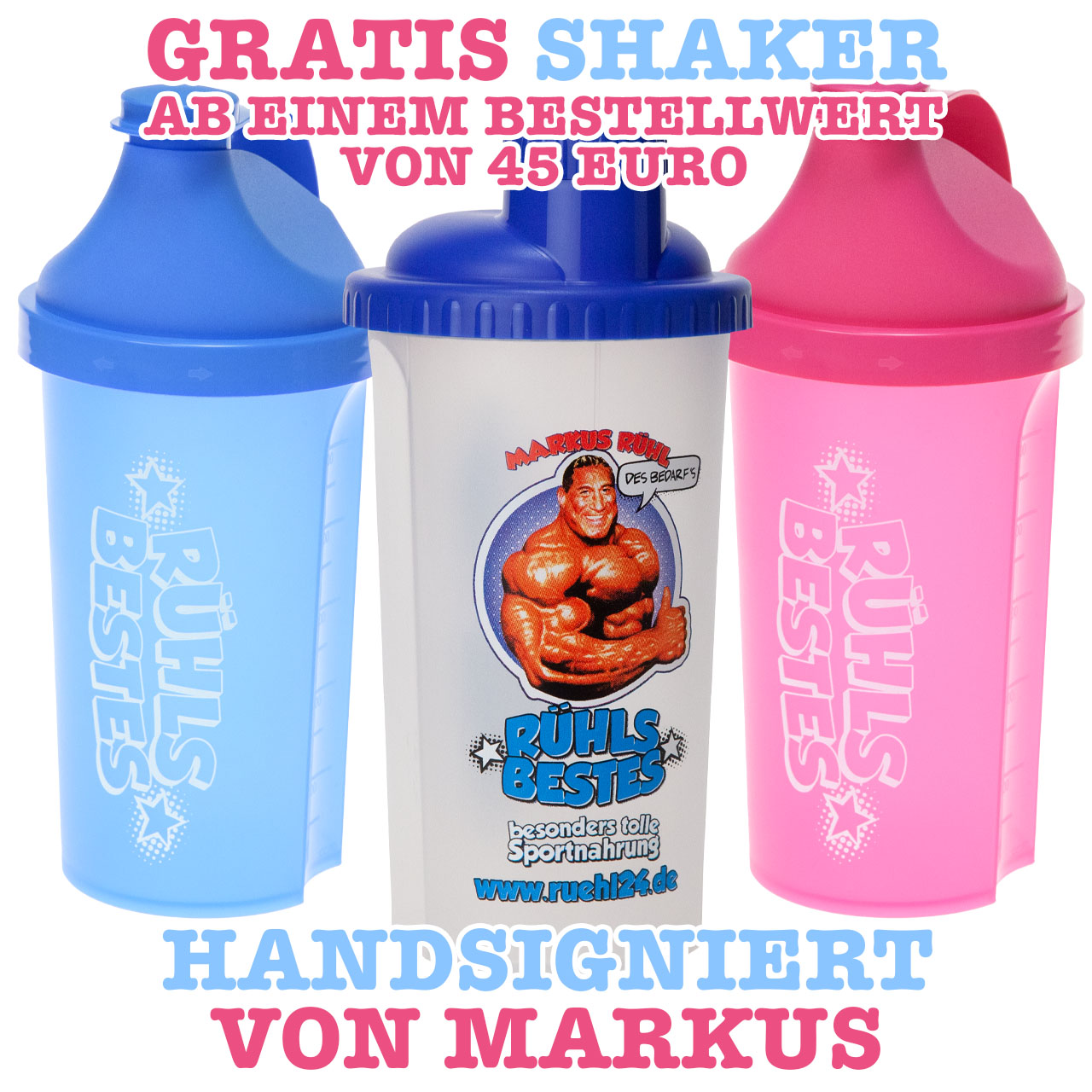 Shaker gratis ab 45 EUR Bestellwert